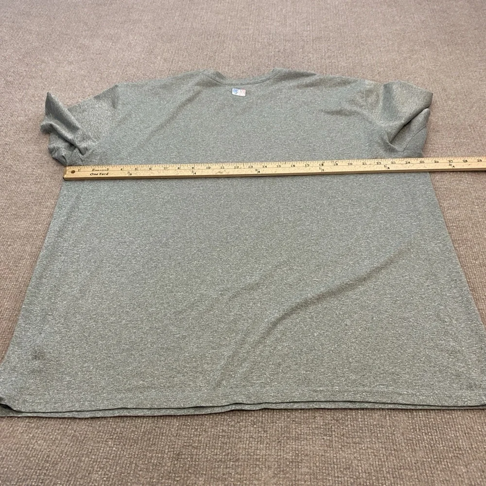 Texas Rangers Shirt Mens 2XL Gray MLB Baseball Nike Graphic Preformance Tee